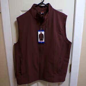 32 DEGREES HEAT Men’s NWT Maroon Tech Vest Size: LARGE